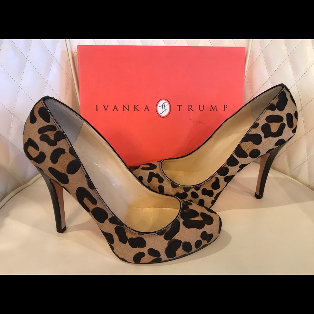 NEW Ivanka Trump Animal Print Shoes